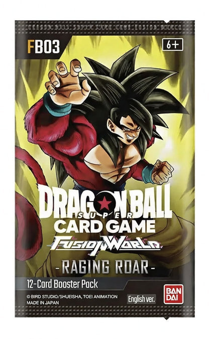 Dragon Ball Fusion World Raging Roar Booster Display 24 bustine (JP)