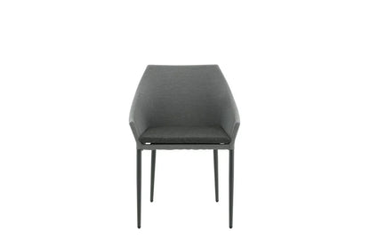 Set di 2 - Sedia da giardino Sophia in alluminio/poliestere