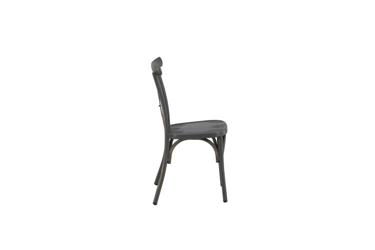 Set da 2 - Sedia da giardino Ellen in alluminio