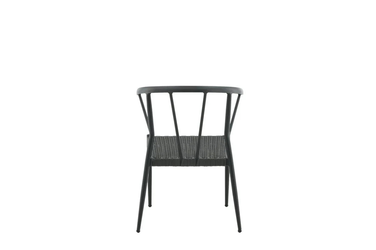 Set da 6 - Sedia da giardino Tina in rattan/alluminio