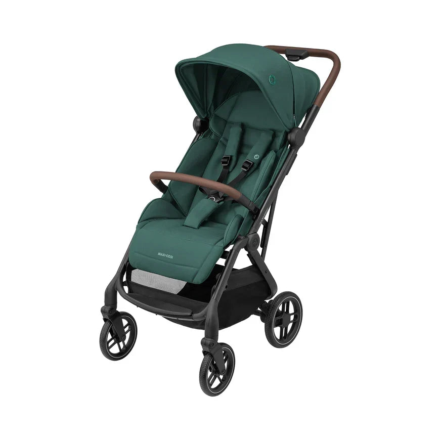 B-Ware Maxi Cosi Passeggino Buggy Soho Essential Green Pieghevole Passeggino da Viaggio Bambini