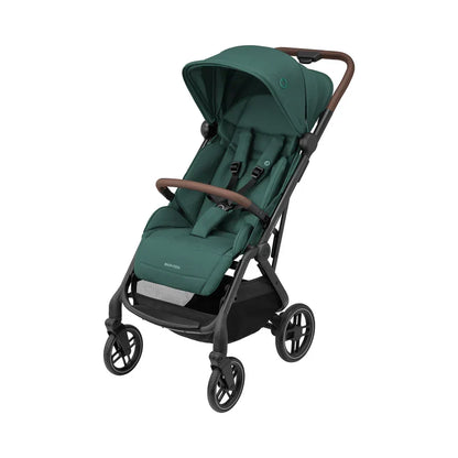 B-Ware Maxi Cosi Passeggino Buggy Soho Essential Green Pieghevole Passeggino da Viaggio Bambini