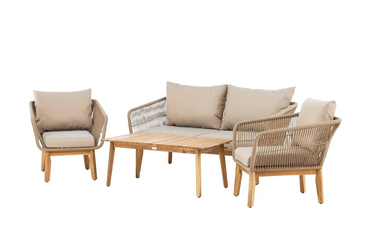 Set Lounge da Giardino Perano – set 4 pezzi beige