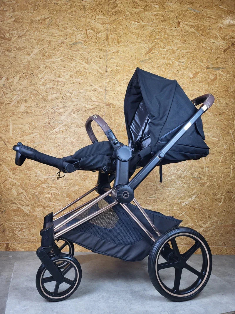 Cybex - Priam Kombikinderwagen (seggiolino sportivo) - Nero in buone condizioni