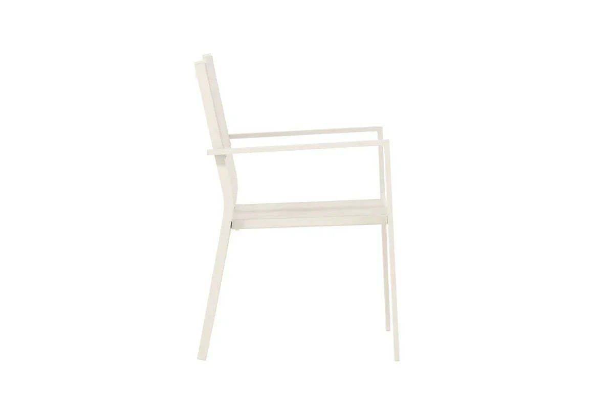 Set da 2 - Sedia da giardino Karibik in alluminio/textilene