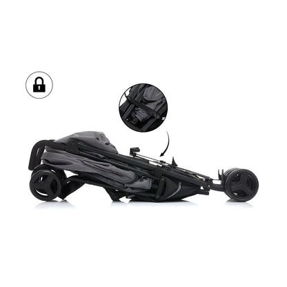 B-Ware Passeggino Little One Buggy Passeggino sportivo Tommi Grigio Funzione reclinabile Vano portaoggetti Imbracatura