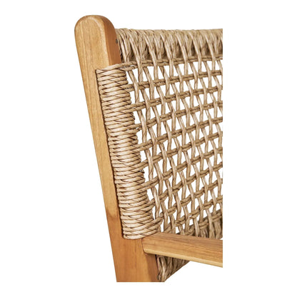 Sedia da giardino Capri con braccioli in teak