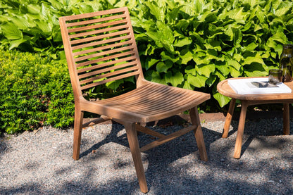 Sedia da giardino Malea - in teak con effetto naturale