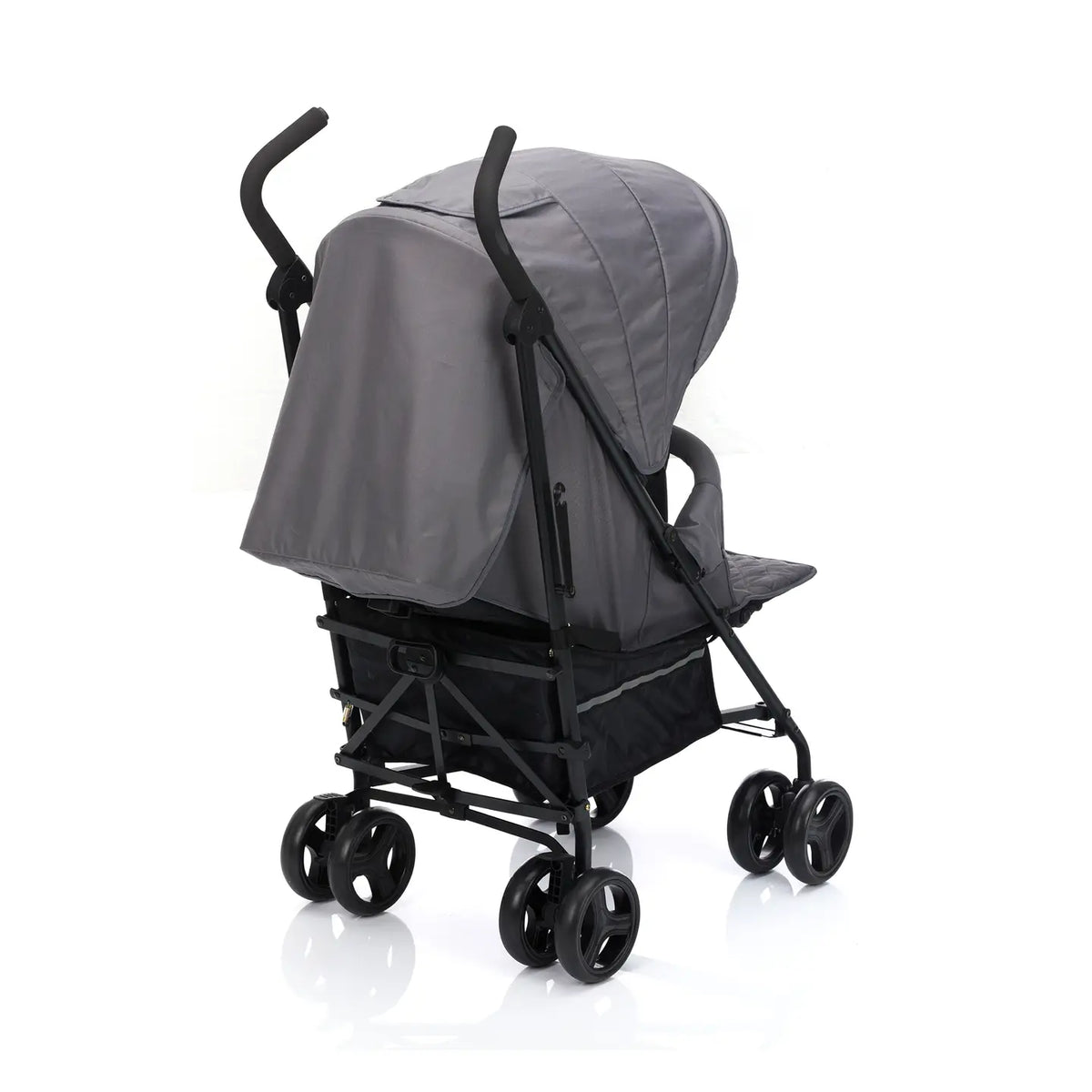B-Ware Passeggino Little One Buggy Passeggino sportivo Tommi Grigio Funzione reclinabile Vano portaoggetti Imbracatura