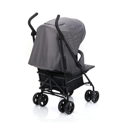 B-Ware Passeggino Little One Buggy Passeggino sportivo Tommi Grigio Funzione reclinabile Vano portaoggetti Imbracatura