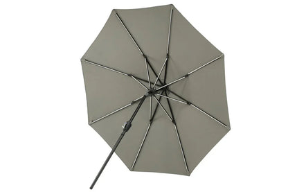 Ombrellone Lightning – Ø270 cm in nero o grigio a scelta