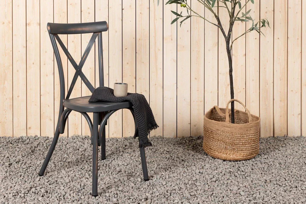 Set da 2 - Sedia da giardino Ellen in alluminio