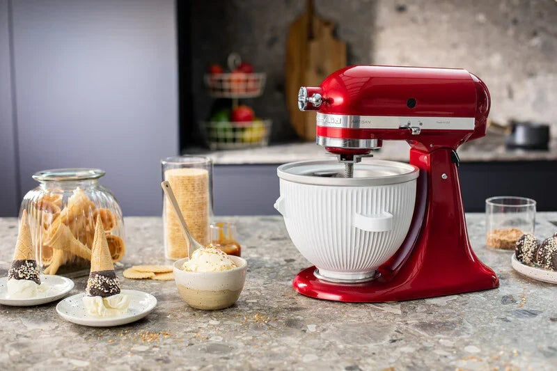 KitchenAid 4,8 L 5KSM175 Robot da cucina Artisan Set completo con tagliaverdure+tritacarne+accessorio per biscotti spritz