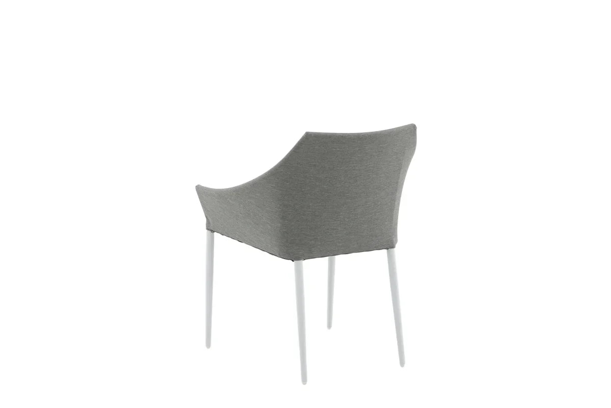 Set di 2 - Sedia da giardino Sophia in alluminio/poliestere