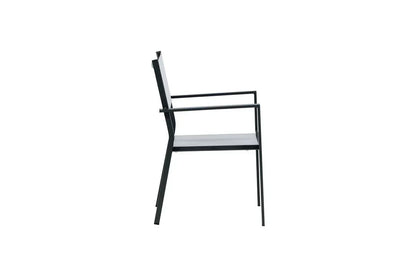 Set da 2 - Sedia da giardino Karibik in alluminio/textilene