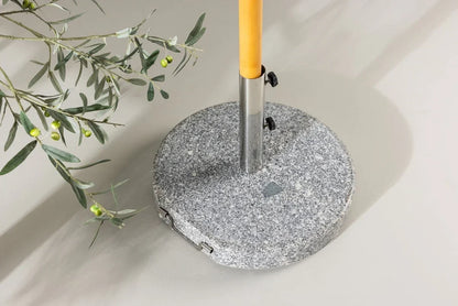 Base per Ombrellone Dom - Base per Ombrellone in Granito da 40 kg con Ruote, Grigio