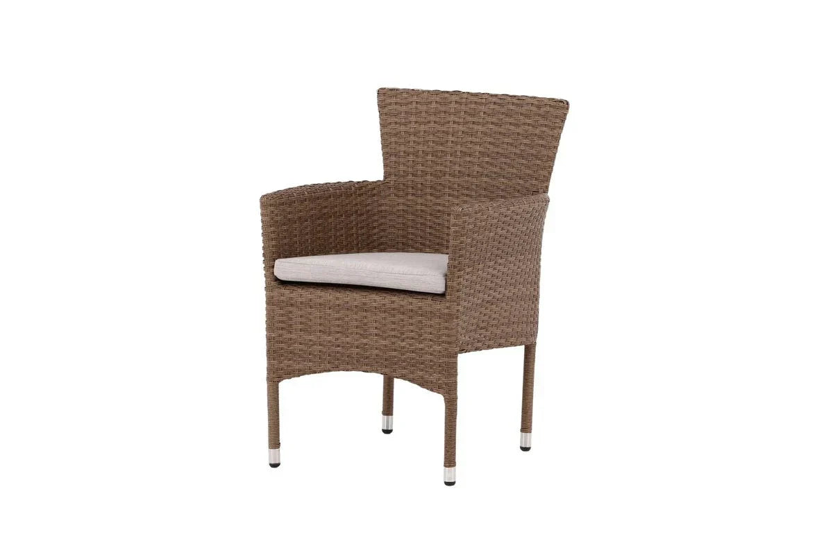 Set di 2 sedie da giardino Marina effetto rattan