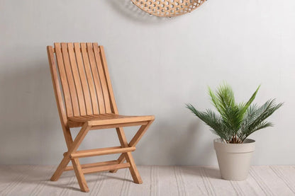 Sedia da giardino Coral - sedia pieghevole in teak