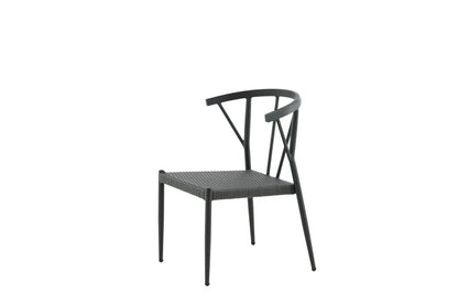Set da 6 - Sedia da giardino Tina in rattan/alluminio