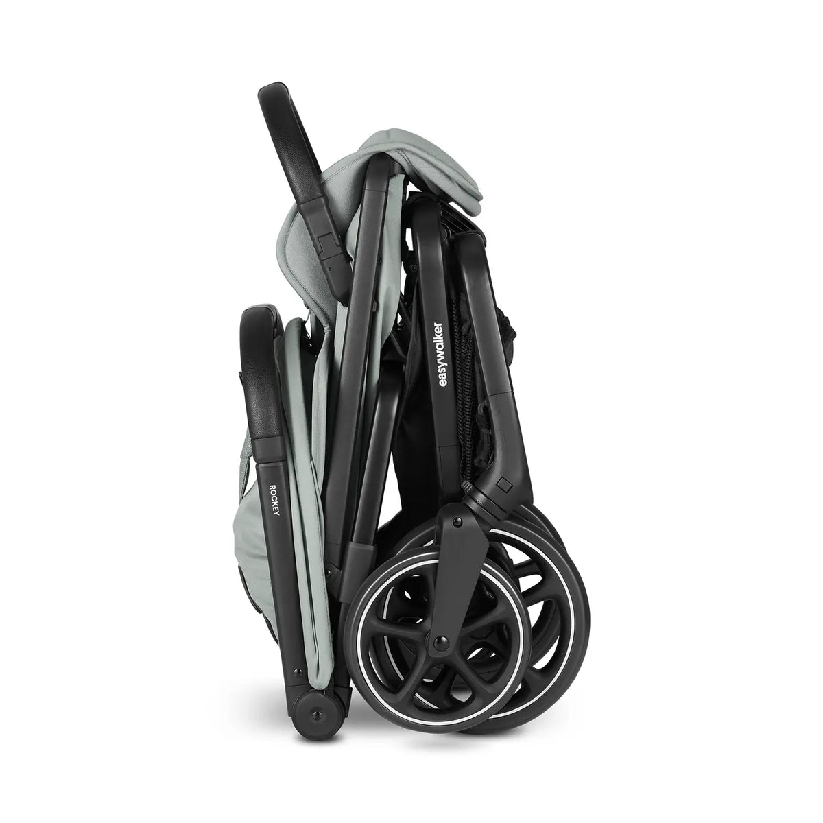 Easywalker Rockey L Fresh Green passeggino usato con cestino portaoggetti e funzione reclinabile