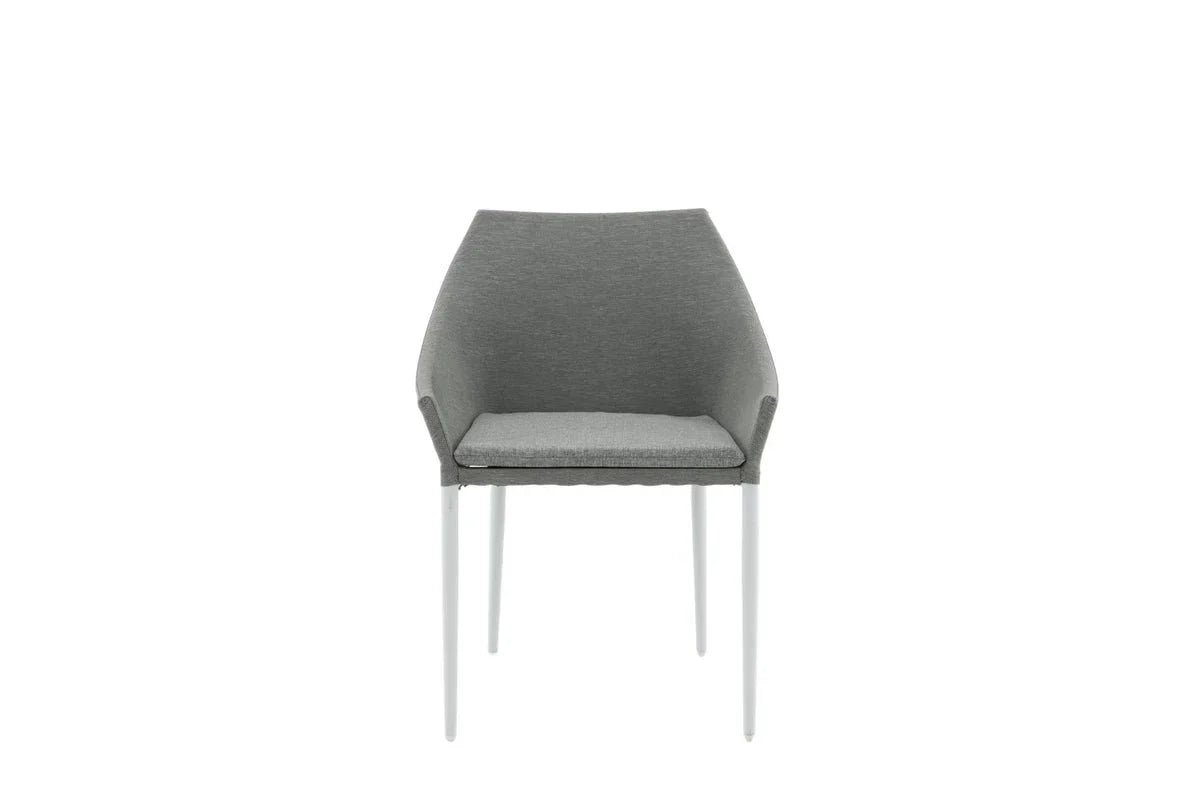 Set di 2 - Sedia da giardino Sophia in alluminio/poliestere
