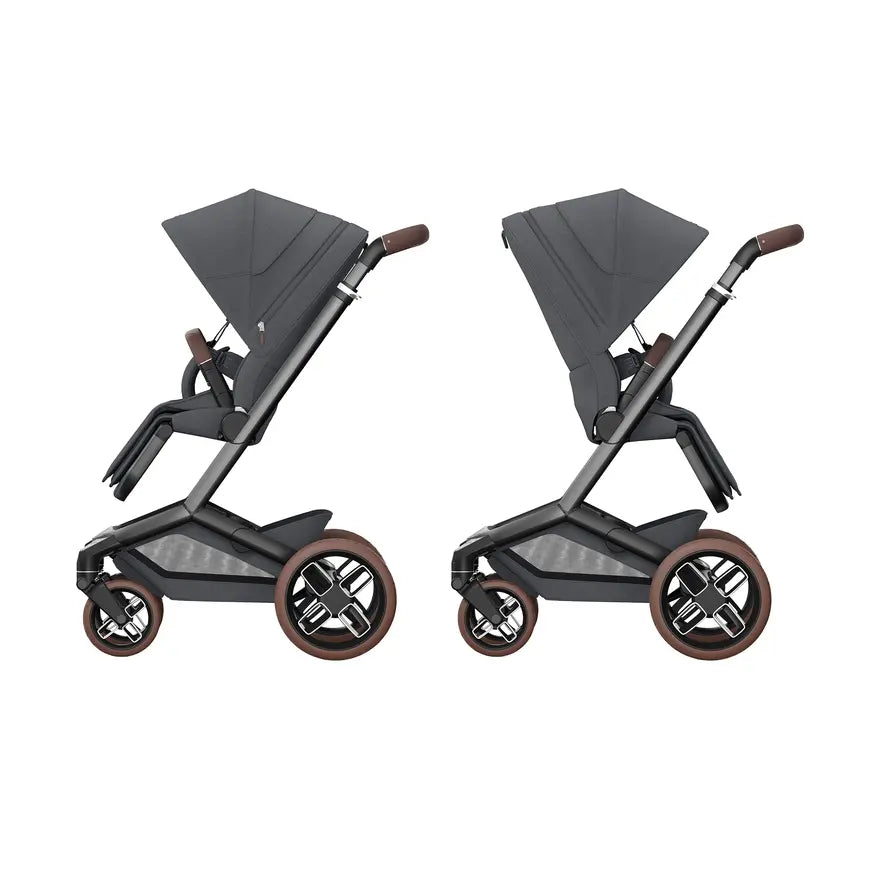 B-Ware Maxi Cosi Premi Fame Telaio Twillic Graphite Passeggino Combinato Carrozzina