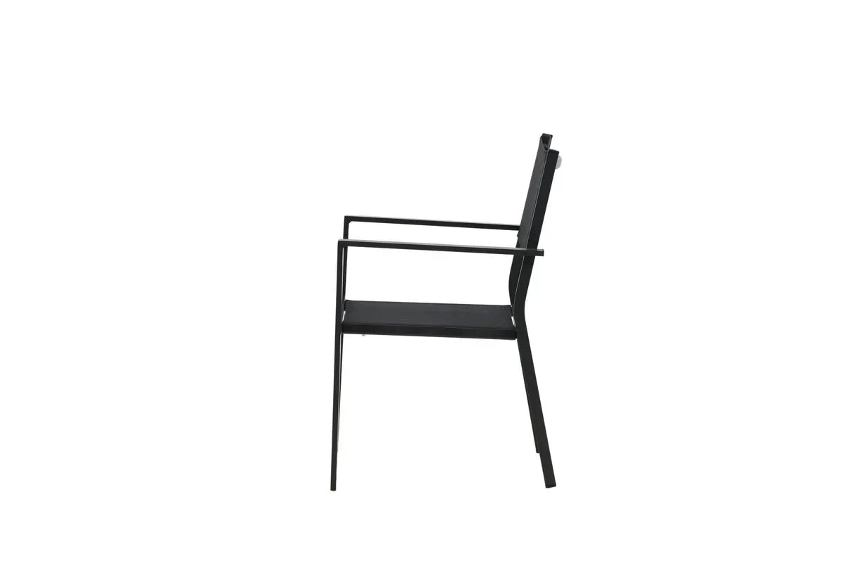Set da 2 - Sedia da giardino Karibik in alluminio/textilene