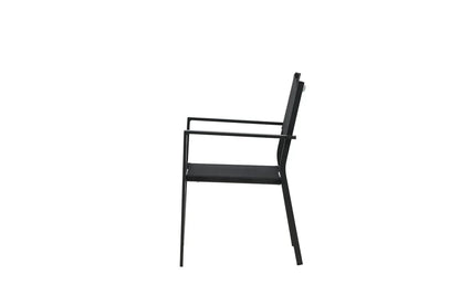 Set da 2 - Sedia da giardino Karibik in alluminio/textilene