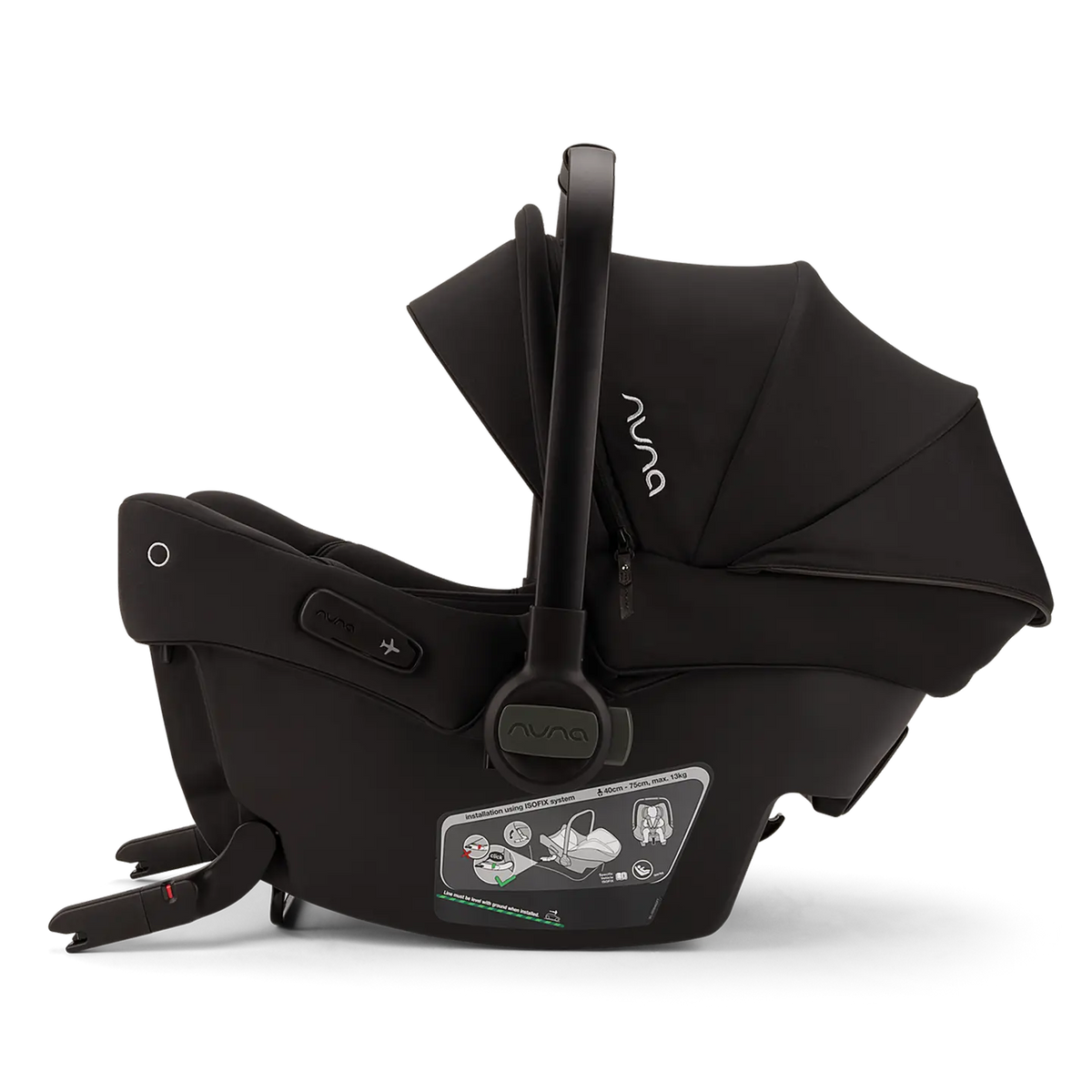 B-Ware Nuna Pipa Urbn Seggiolino Auto per Neonati Caviar con Sistema Isofix Integrato