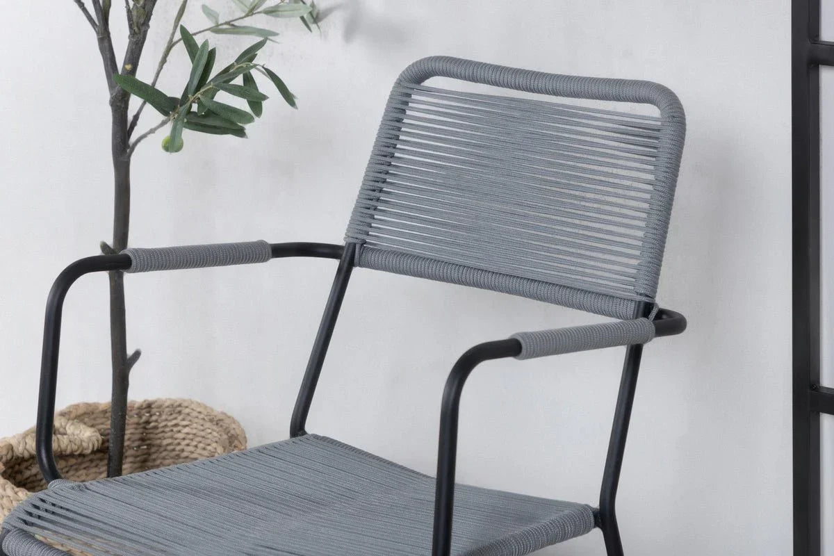 Set da 2 - Sedia da giardino Marla in metallo/poliestere