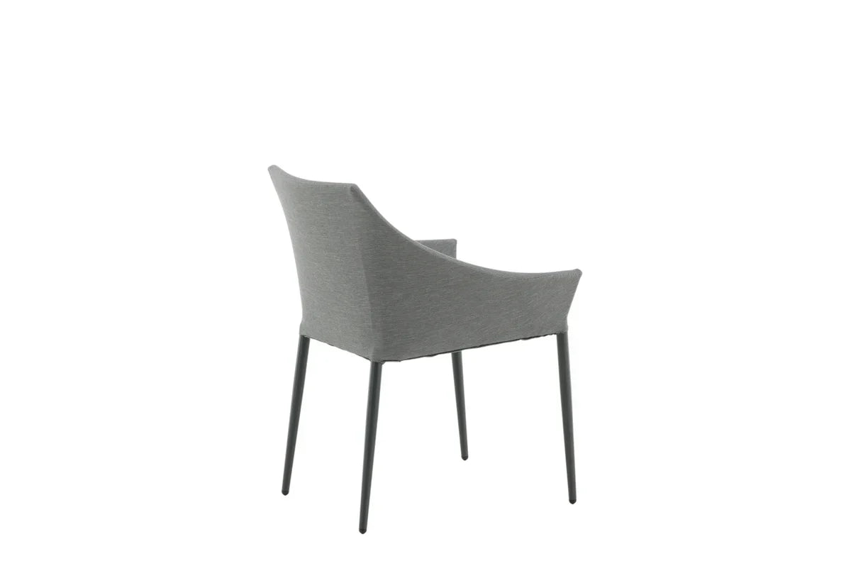 Set di 2 - Sedia da giardino Sophia in alluminio/poliestere