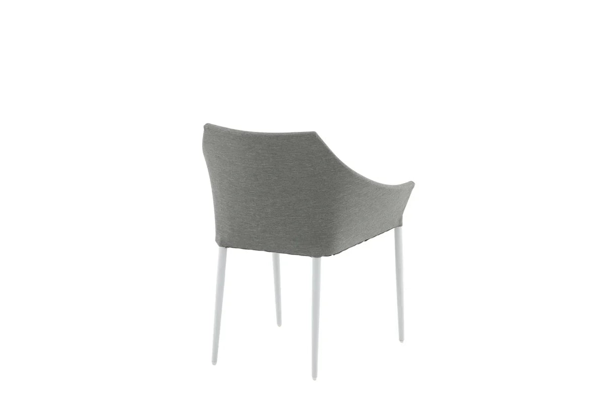 Set di 2 - Sedia da giardino Sophia in alluminio/poliestere