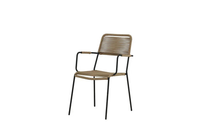 Set da 2 - Sedia da giardino Marla in metallo/poliestere