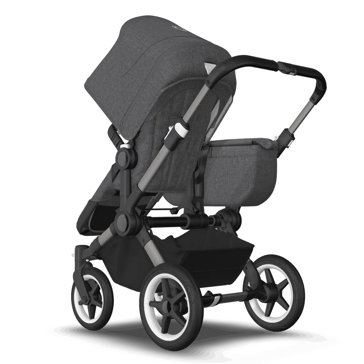 Passeggino per bambini Bugaboo Donkey 5 grigio melange mono "B-Ware" estensibile