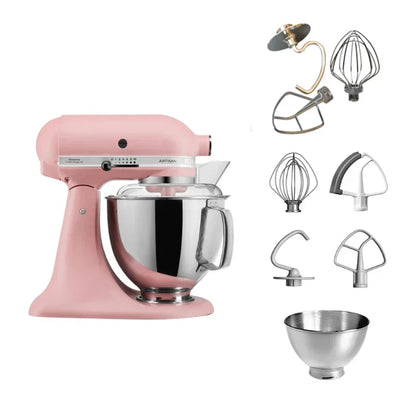 KitchenAid 4,8 L 5KSM175 Artisan Robot da cucina con fruste a filo e a gancio