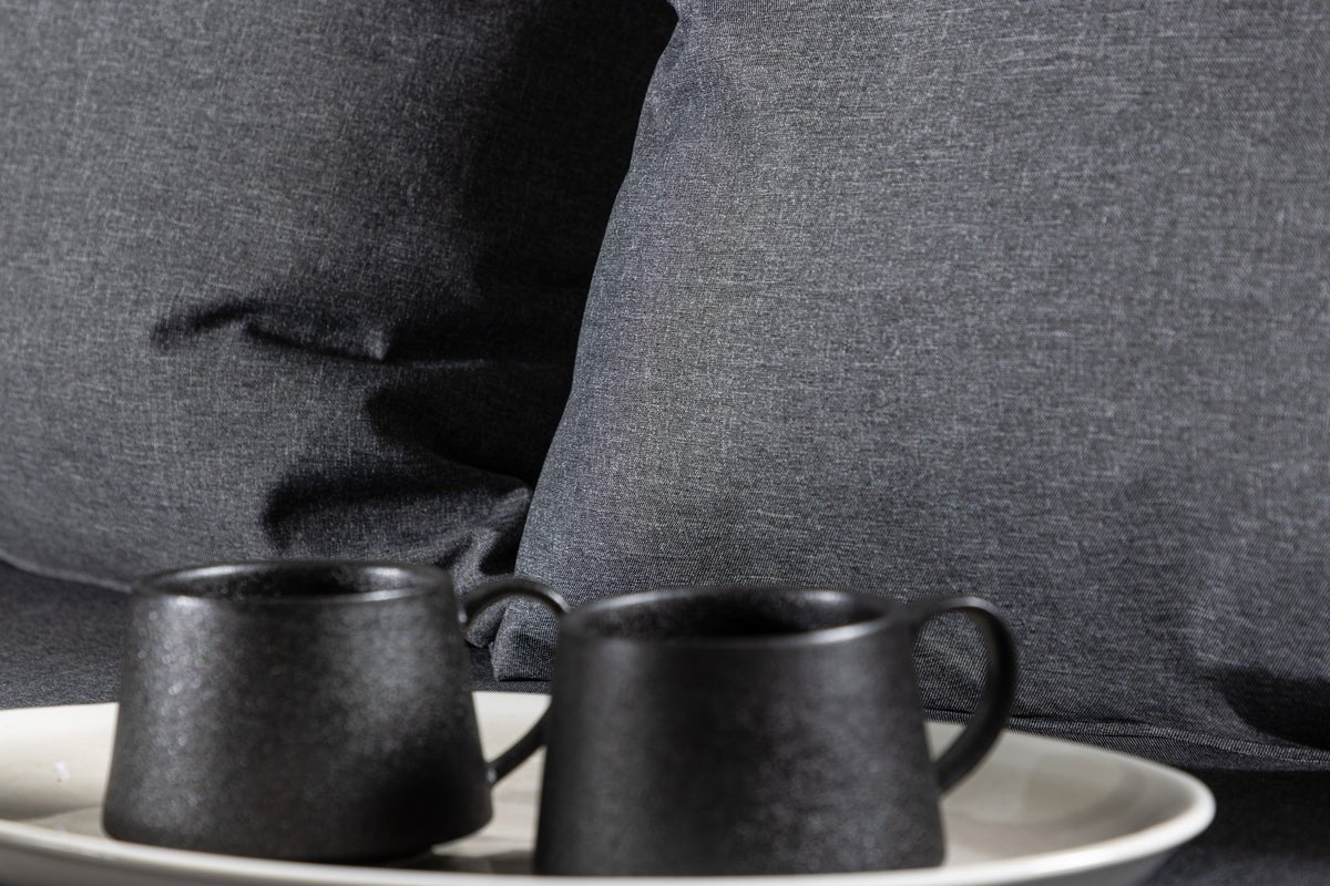 Set da salotto da giardino Renavo – Set 2 pezzi in acacia e poliestere