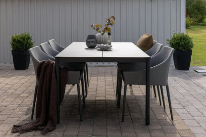 Set di 2 - Sedia da giardino Sophia in alluminio/poliestere