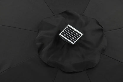 Ombrellone Lightning – Ø270 cm in nero o grigio a scelta