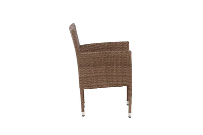 Set di 2 sedie da giardino Marina effetto rattan