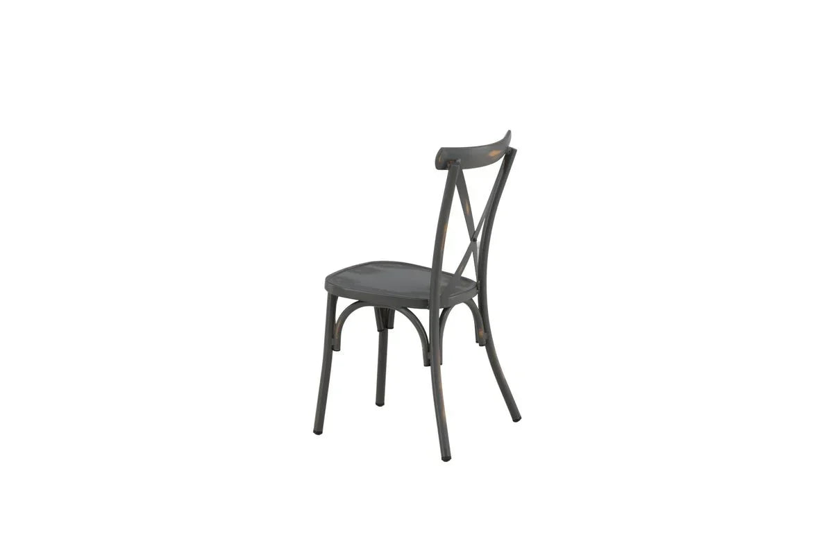 Set da 2 - Sedia da giardino Ellen in alluminio