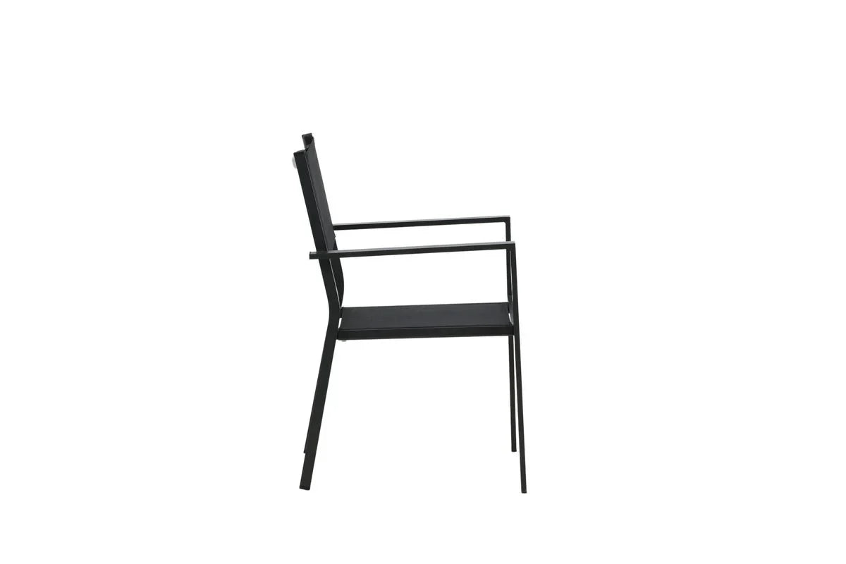 Set da 2 - Sedia da giardino Karibik in alluminio/textilene