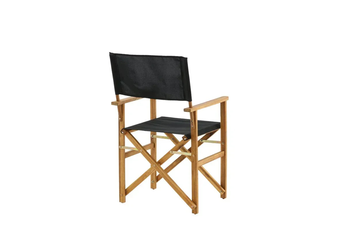 Set da 2 - Sedia da giardino Marlene in acacia/poliestere