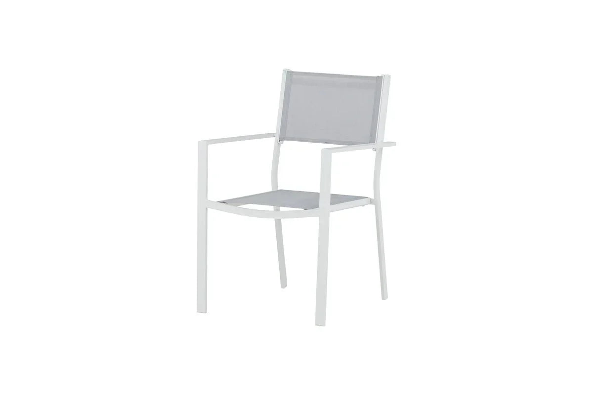 Set da 2 - Sedia da giardino Karibik in alluminio/textilene