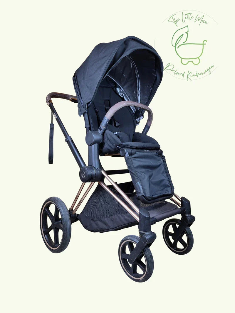 Cybex - Priam Kombikinderwagen (seggiolino sportivo) - Nero in buone condizioni