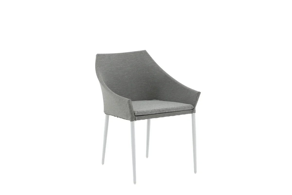 Set di 2 - Sedia da giardino Sophia in alluminio/poliestere