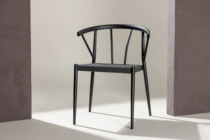 Set da 6 - Sedia da giardino Tina in rattan/alluminio