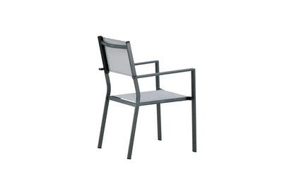 Set da 2 - Sedia da giardino Karibik in alluminio/textilene