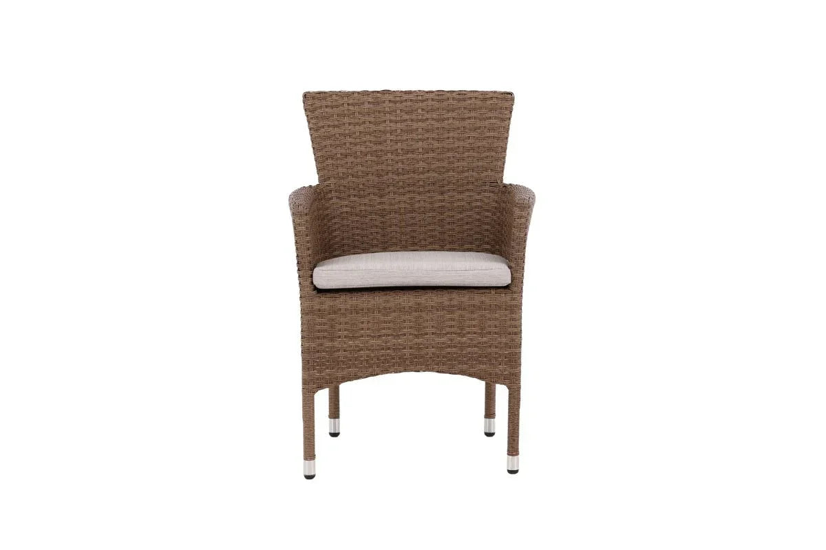 Set di 2 sedie da giardino Marina effetto rattan