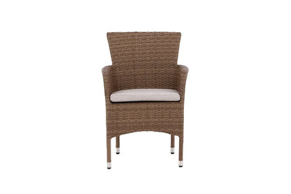 Set di 2 sedie da giardino Marina effetto rattan