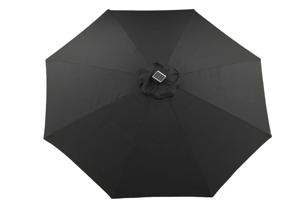 Ombrellone Lightning – Ø270 cm in nero o grigio a scelta